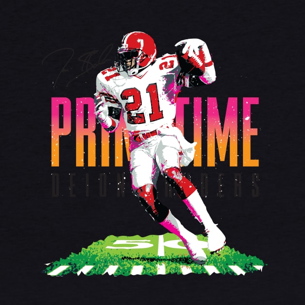 Deion Sanders Primetime Tee T-shirt by goderslim